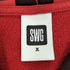 スワッガーバイエスダブリュージー SWAGGER by SWG SUBURBAN REBELS ロゴ ワッペン ストライプ プルオーバー パーカー メンズ X