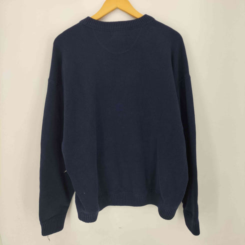 エディーバウアー Eddie Bauer 80S~90S 黒タグ ハイゲージコットンニット メンズ import:L