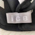 アイシービー ICB Back Satin Amunzen 配色キーネック長袖ブラウス レディース import:L
