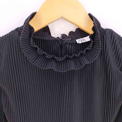 ザラ ZARA ノースリーブ プリーツ ブラウス レディース import:S