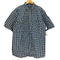 FIELD COUNTRY タータンチェック アシンメトリー ポケット S/S シャツ メンズ import:L