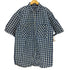 FIELD COUNTRY タータンチェック アシンメトリー ポケット S/S シャツ メンズ import:L