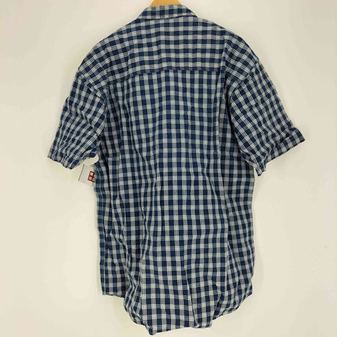 FIELD COUNTRY タータンチェック アシンメトリー ポケット S/S シャツ メンズ import:L