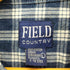 FIELD COUNTRY タータンチェック アシンメトリー ポケット S/S シャツ メンズ import:L