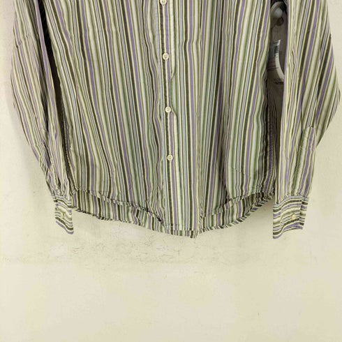 ギャップ Gap MADE IN INDIA ストライプ コットン シャツ メンズ import:M