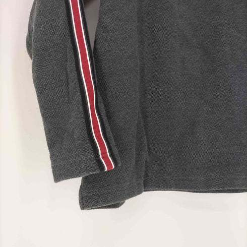 エディーバウアー Eddie Bauer アーム ライン ハーフジップ 鹿の子 スウェット メンズ import:XS