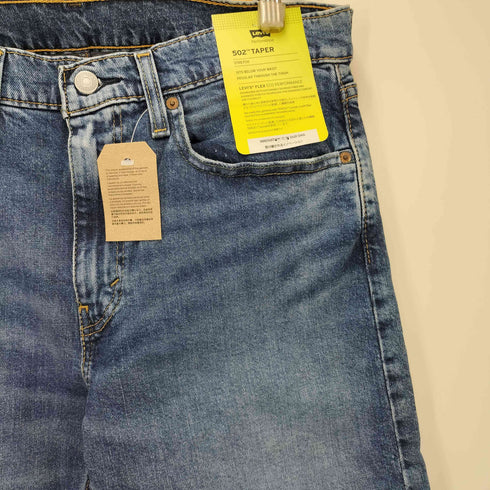 リーバイス Levis 502 レギュラー テーパード デニム フラッシャー加工 メンズ W34/L32