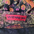ヴィヴィアンタム VIVIENNE TAM 10年製 フラワーエンブロイダリー クルーネック メッシュトップス レディース 0