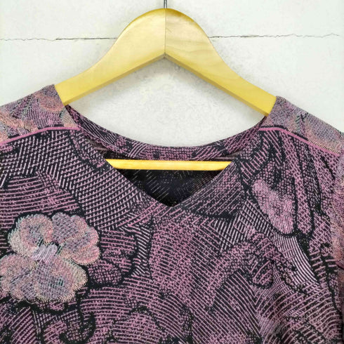 ヴィヴィアンタム VIVIENNE TAM フラワー総柄 ワンピース レディース 38