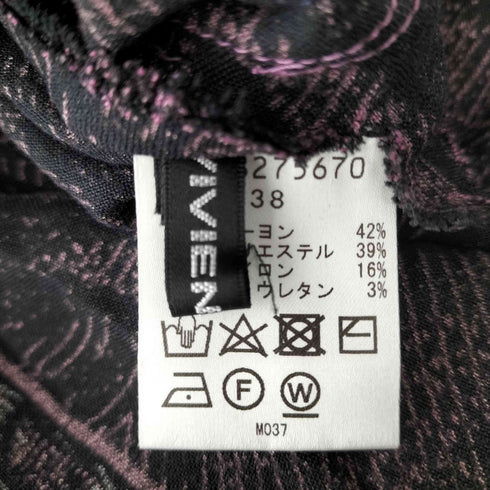 ヴィヴィアンタム VIVIENNE TAM フラワー総柄 ワンピース レディース 38
