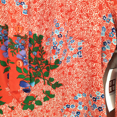 ヴィヴィアンタム VIVIENNE TAM フラワー総柄 シャツ ワンピース レディース 38