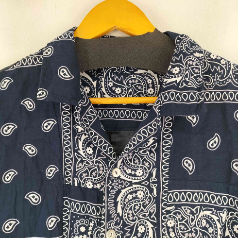 コートメール Cote mer ペイズリー パッチワーク S/S シャツ メンズ