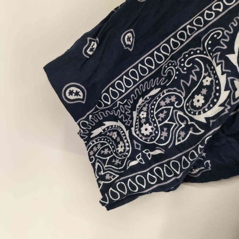 コートメール Cote mer ペイズリー パッチワーク S/S シャツ メンズ