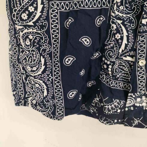 コートメール Cote mer ペイズリー パッチワーク S/S シャツ メンズ