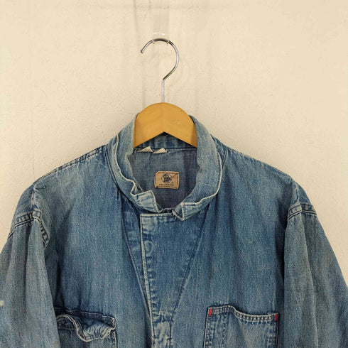 ブルーベル BLUE BELL SCOVILLジップ デニム つなぎ メンズ CHEST 42 REGULAR