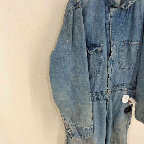 ブルーベル BLUE BELL SCOVILLジップ デニム つなぎ メンズ CHEST 42 REGULAR