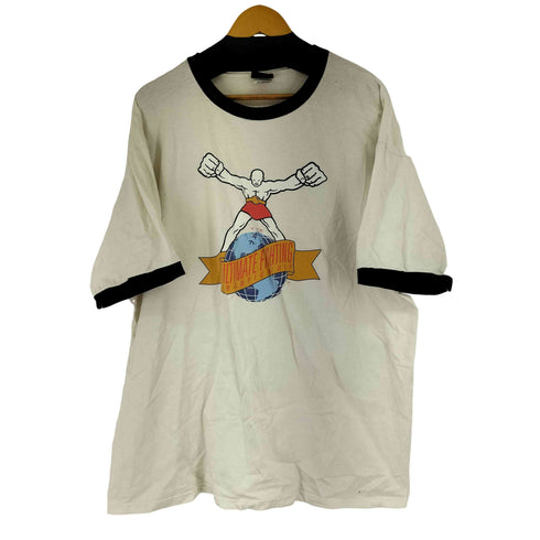 UFC フロントプリント S/S リンガーTシャツ メンズ 2X