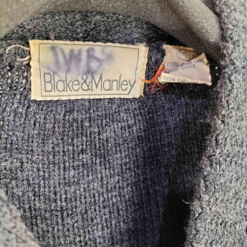 BLAKE&MANLEY ジップアップニット メンズ import:XXL