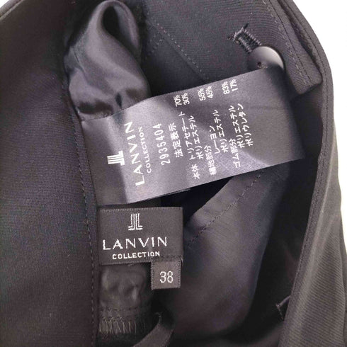 ランバンコレクション LANVIN COLLECTION ウエストゴム イージースラックス レディース EUR:38