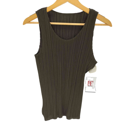 プリーツプリーズイッセイミヤケ PLEATS PLEASE ISSEY MIYAKE ノースリーブプリーツカットソー レディース JPN:3