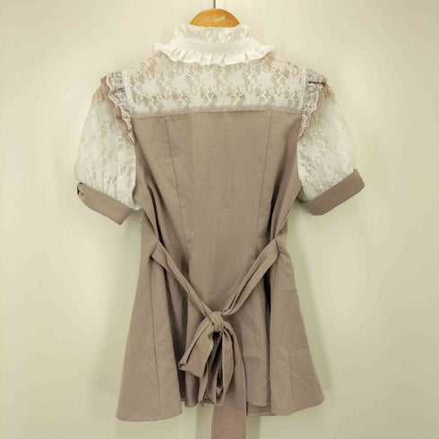 シークレットハニーバイハニーバンチ Secret Honey by Honey Bunch 袖レース&ボレロ 半袖セットアップ レディース 2