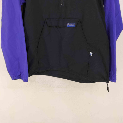 ペンフィールド Penfield MADE IN USA ナイロン ハーフジップ ツートンアノラック メンズ M