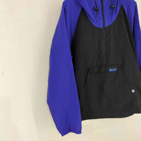 ペンフィールド Penfield MADE IN USA ナイロン ハーフジップ ツートンアノラック メンズ M