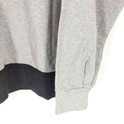 q-haku 袖裾切替ハイネックスウェット メンズ ONE SIZE