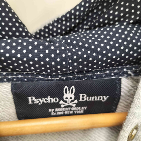 サイコバニー Psycho Bunny キャラクタープリント プルオーバーパーカー メンズ