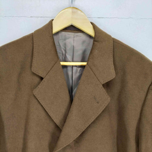 Clothing カシミヤ100 パワーショルダーチェスターコート メンズ L