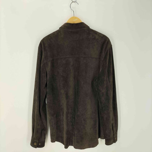 エディーバウアー Eddie Bauer 90S-00S SEATLE SUEDE スウェードシャツ メンズ JPN:M