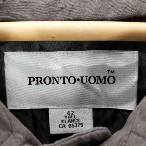 プロントウォモ PRONTO UOMO 比翼ステンカラーコート メンズ JPN:42
