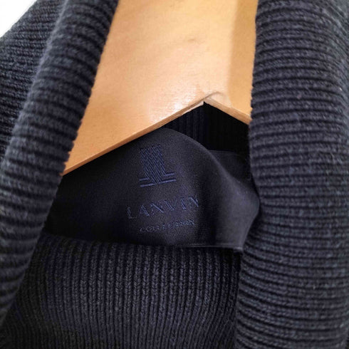 ランバンコレクション LANVIN COLLECTION コットン タートルネック ニットセーター メンズ import:M