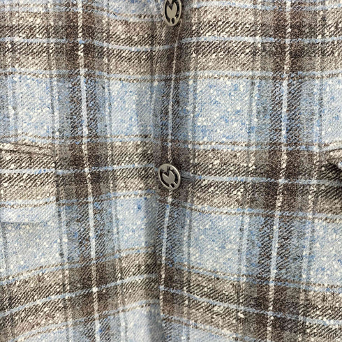 ミラショーン mila schon 24SS Ferla社 リネン混 サマーツイード ファンシーチェック 2B テーラードジャケット メンズ