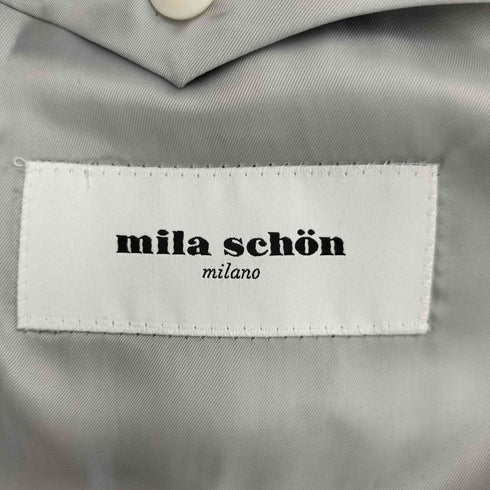 ミラショーン mila schon 24SS Ferla社 リネン混 サマーツイード ファンシーチェック 2B テーラードジャケット メンズ