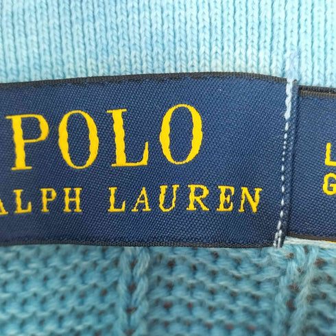 ポロラルフローレン POLO RALPH LAUREN ケーブルニットポロワンピース レディース JPN:L