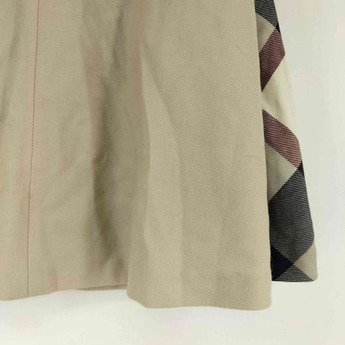 ブルーレーベルクレストブリッジ BLUE LABEL CRESTBRIDGE チェック切替 ウールスカート レディース 38