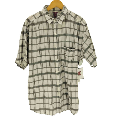 shah safari 90Sプリントネルチャックシャツ メンズ import:L
