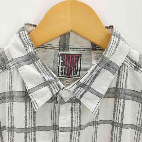 shah safari 90Sプリントネルチャックシャツ メンズ import:L