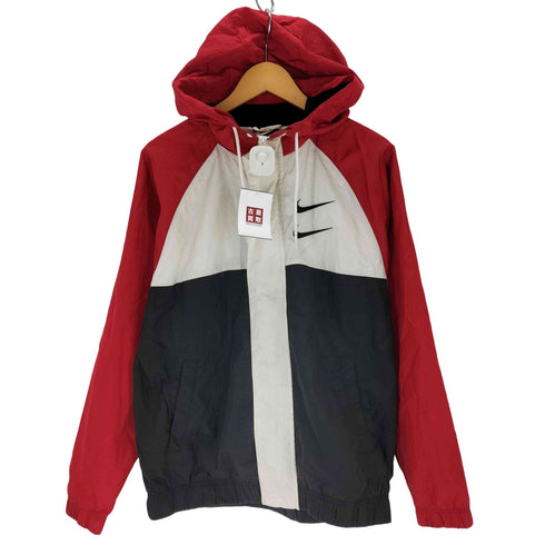 ナイキ NIKE ダブルスウォッシュバックプリントナイロンジャケット メンズ import:L