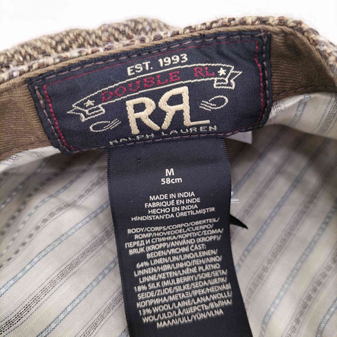 ダブルアールエルラルフローレン RRL RALPH LAUREN ヘリンボーンウール キャスケット メンズ M