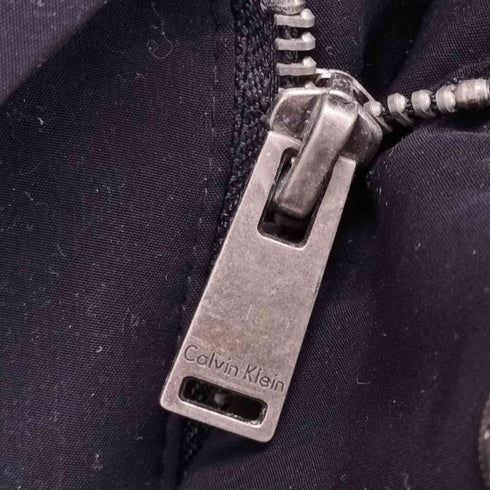 カルバンクライン CALVIN KLEIN ライナー付き ジップアップ ステンカラーコート メンズ L