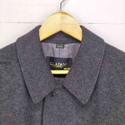 GLADAN カシミヤ100 ステンカラーコート メンズ 92-A4