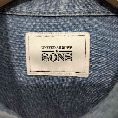 ユナイテッドアローズ UNITED ARROWS SONS ESSENTIAL CHAMB SHIRT メンズ JPN:L