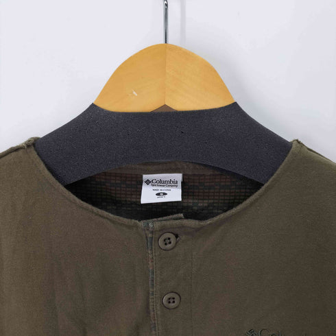 コロンビア Columbia ヘンリーネックL/Sカットソー メンズ import:S