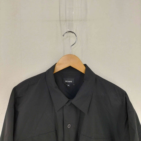 ビームス BEAMS ミリタリー ストレッチ リップストップ イージーシャツ メンズ JPN:M