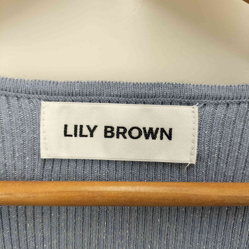 リリーブラウン Lily Brown ニットカーデセットキャミワンピース レディース 1
