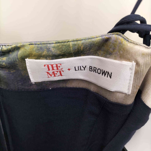 リリーブラウン Lily Brown The Metropolitan Museum of Art アートプリントキャミワンピース レディース ONE SIZE