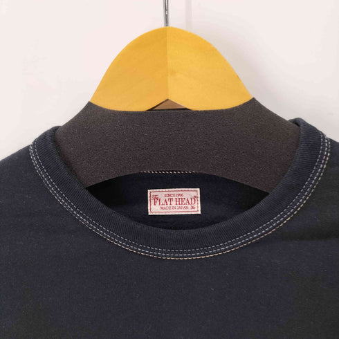 ザフラットヘッド the flat head 3本針の1本外し Tシャツ メンズ US:36