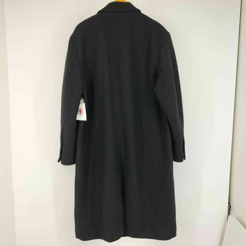 ザラ ZARA ブークレ織りウールコート メンズ US L